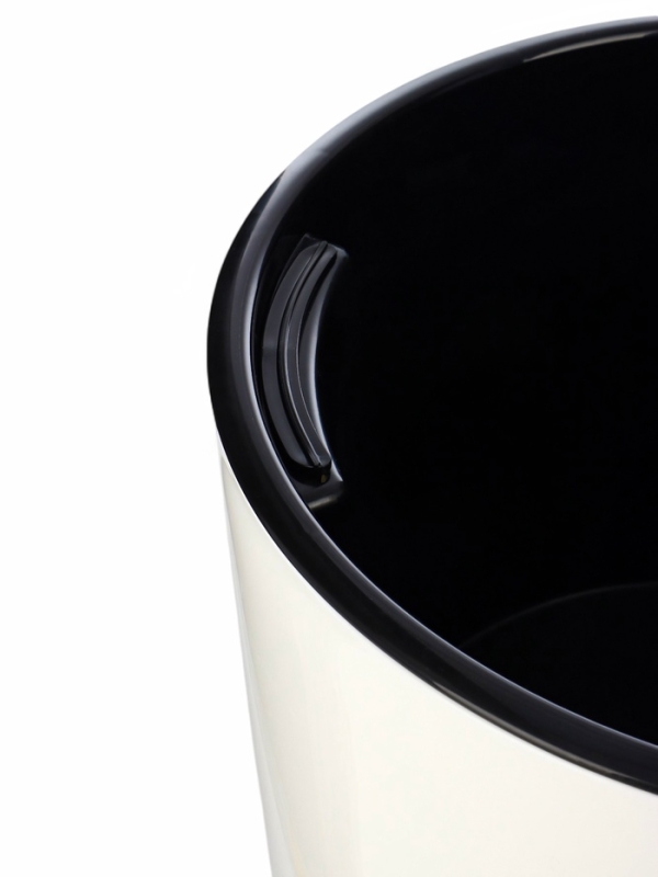 Кашпо "Рондо" 35л (со вставкой 15л), белый