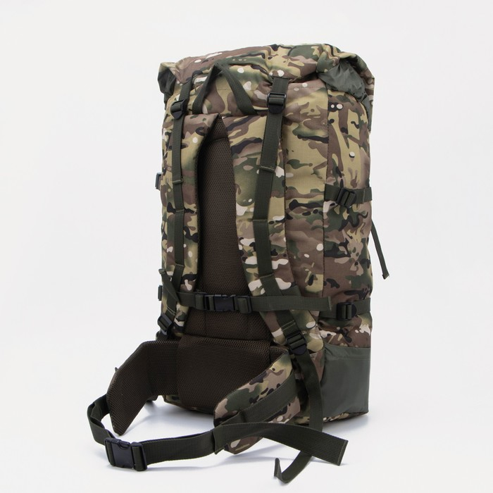Рюкзак туристический, 70 л, отдел на молнии,3 наружных кармана, Huntsman, цвет камуфляж