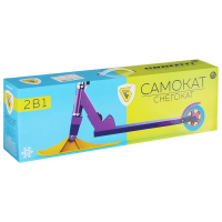 Самокат-снегокат 2 в 1 GRAFFITI &laquo;Монстрики&raquo;