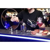 Набор для бара &laquo;Биг Джон&raquo;, 5 предметов: щипцы, стрейнер, ложка, шейкер, джиггер, нержавеющая сталь