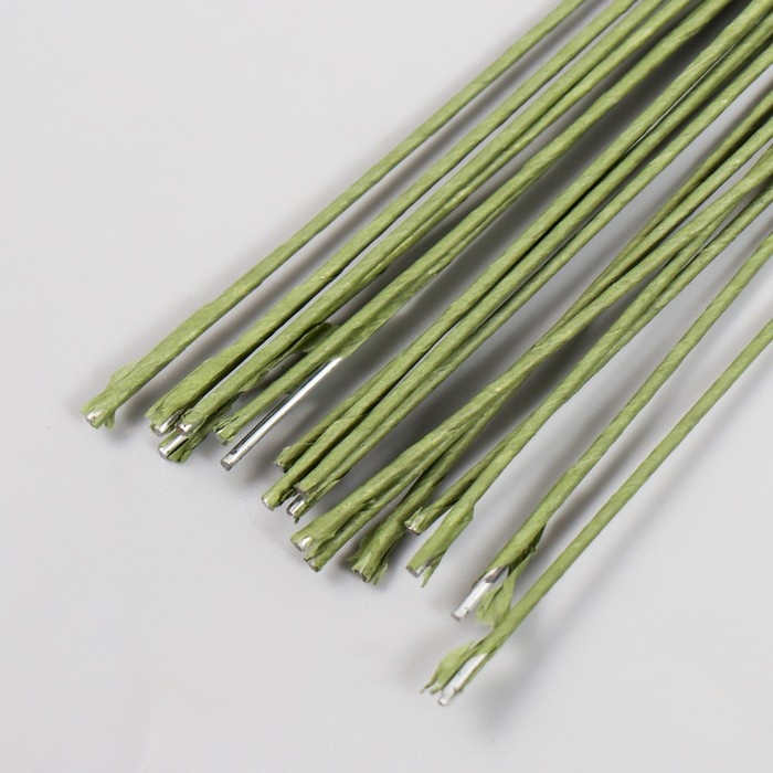 Проволока для творчества Проволока для творчества "Зеленая" (набор 20 шт) 1,2 мм, 36 см