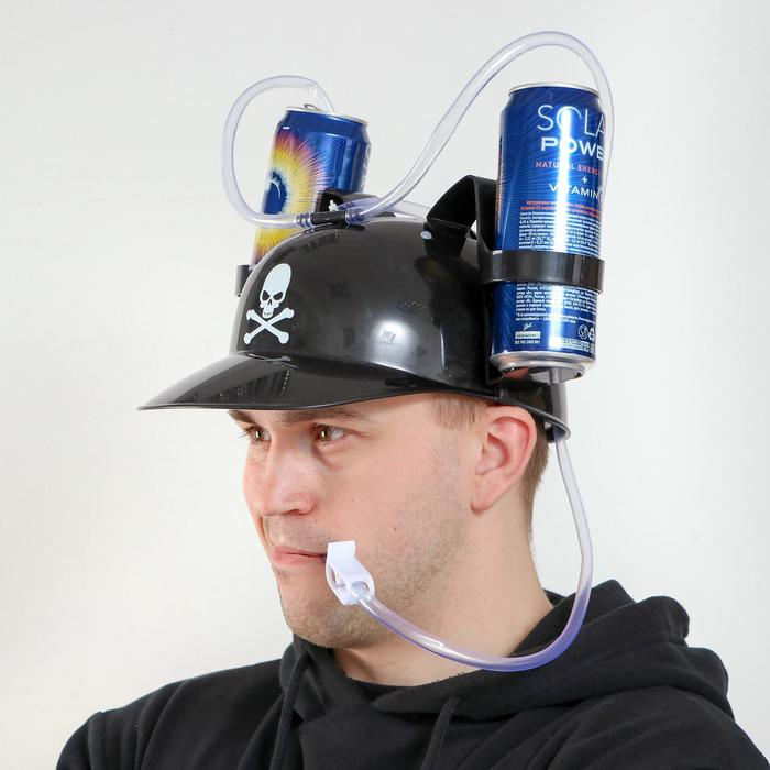 Каска &laquo;Череп&raquo;, с отверстиями под банки