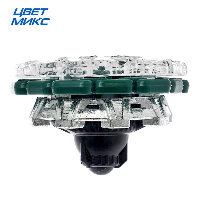 Волчок ULTRA SPIN, с устройством для запуска из двух частей, цвет МИКС Волчок ULTRA SPIN, с устройством для запуска из двух частей, цвет МИКС