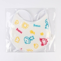 Нагрудник детский 18х18 см., микрофибра с ПВХ  покрытием &laquo;Витоша&raquo;, белый