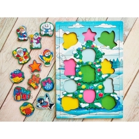 Пазл «Новогоднее настроение», размер 20,3x29,3 см Пазл «Новогоднее настроение», размер 20,3x29,3 см