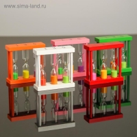 Песочные часы &laquo;Изучаем время&raquo; 3 &times; 9 &times; 9 см