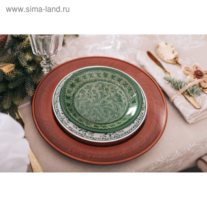 Тарелка десертная Avvir &laquo;Винтаж&raquo;, d=17,5 см, стеклокерамика