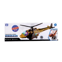 Робот &laquo;Вертолёт&raquo;, трансформируется в динозавра, световые и звуковые эффекты, цвет МИКС
