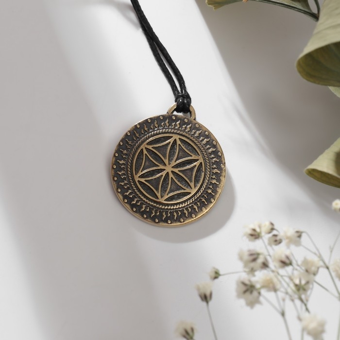 Славянский оберег &laquo;Цветок Жизни&raquo; (важнейший символ защиты и активации жизненной энергии), 68см