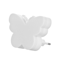Ночник "Бабочка" LED 1Вт белый 9х6х6 см RISALUX Ночник "Бабочка" LED 1Вт белый 9х6х6 см RISALUX