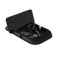 Коврик противоскользящий с номером телефона, 20×11 см, микс, черный Коврик противоскользящий с номером телефона, 20×11 см, микс, черный