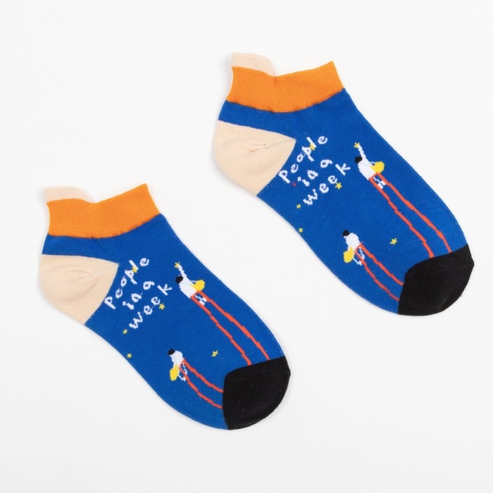 Носки женские MINAKU &laquo;Модерн&raquo;, цвет синий, размер 36-41 (23-27 см)