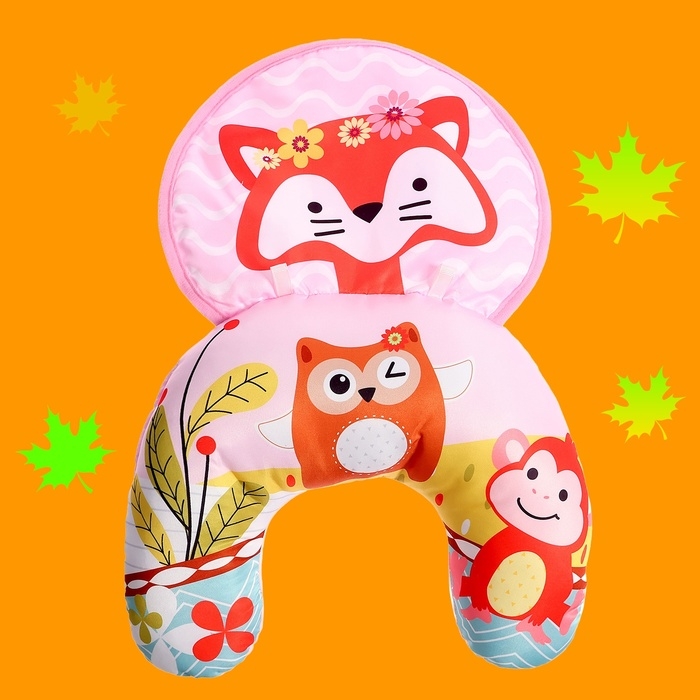 Развивающая подушка для детей &laquo;Лисёнок&raquo;