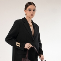 Браслет металл «Манжета» изгиб с полосой, цвет золото Браслет металл «Манжета» изгиб с полосой, цвет золото