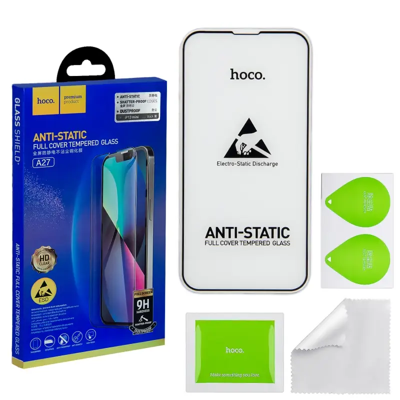 Защитное стекло IPH 13 Mini 5.4 (2021) Anti Static A27 HOCO