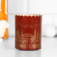 Форма бумажная для кулича &laquo;Храм золотой&raquo;, 70&times;85 мм