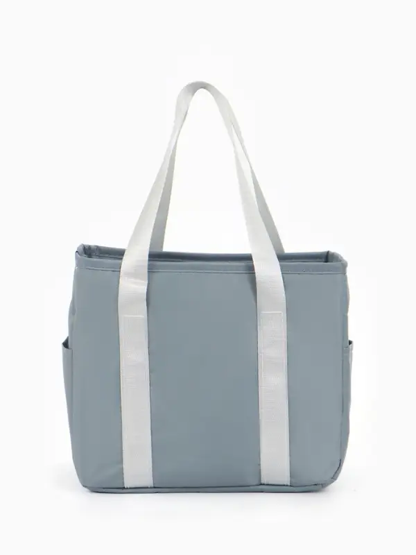 Термосумка на молнии, 6.4 л, цвет серый