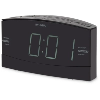 Радиобудильник H-RCL238 черный LCD подсв белая часы цифровые