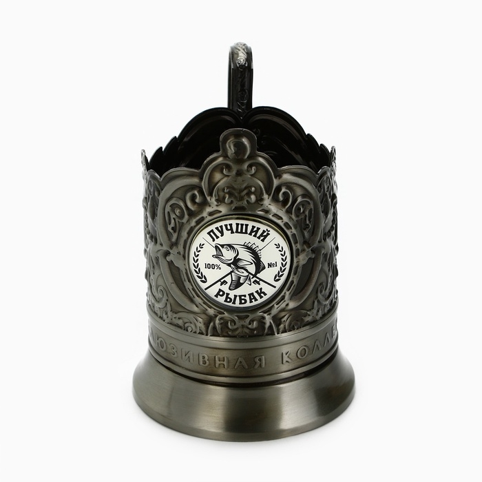 Подстаканник &laquo;Лучший рыбак&raquo;, 12.6 х 8.7 х 12 см