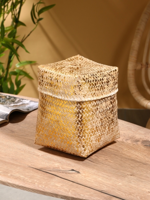 Корзинка плетеная "Аварис" 17х17х25 см