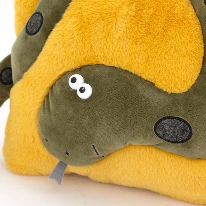 Мягкая игрушка - подушка, 35 см, цвет жёлтый