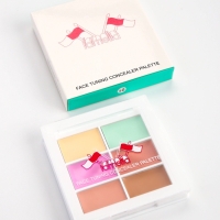 Палетка консилеров для лица, 6 цв, водостойкая Палетка консилеров для лица, 6 цв, водостойкая