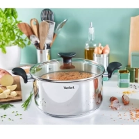 Кастрюля с крышкой Primary 18 см, 2,1 л, с мерной шкалой