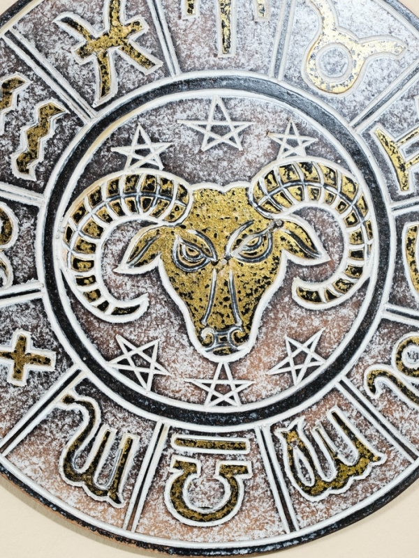 Панно резное МДФ "Овен", 30х30х2 см