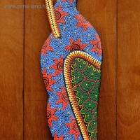 Панно настенное дерево "Аист цветной" 95х13х1 см МИКС Панно настенное дерево "Аист цветной" 95х13х1 см МИКС