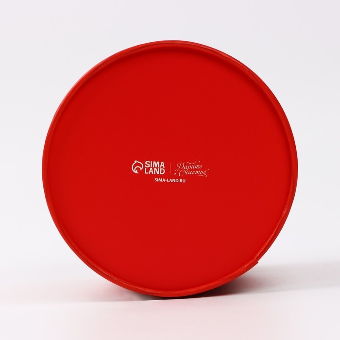 Коробка подарочная круглая &laquo;Новогодняя посылка&raquo;, 12 х 16 см, Новый год