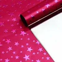 Пленка голография &laquo;Звёзды&raquo; розовый 70&times;100 см