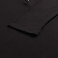 Поло мужское с длинным рукавом, цвет чёрный, размер 50