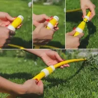 Муфта переходная, для шлангов 5/8" (16 мм) &ndash; 3/4" (19 мм), цанговое соединение, ABS-пластик, Greengo