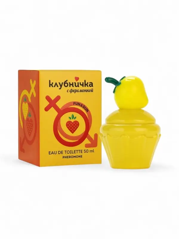 Туалетная вода женская Клубничка С Феромонкой Fun & Sun, 50 мл