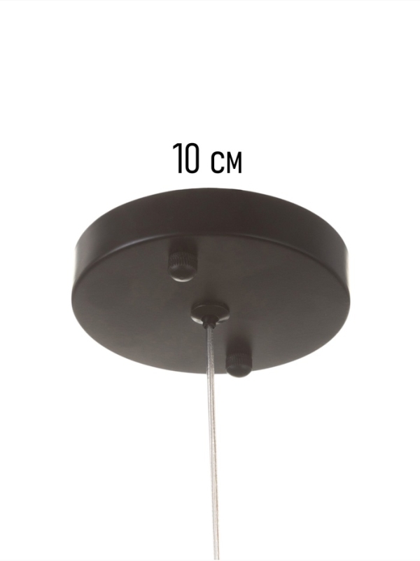 Светильник &laquo;Луна&raquo; 1х40Вт Е27 черный 14,5х14,5х27+100см