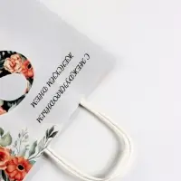 Пакет подарочный крафт, &laquo;С Международным Женским Днём&raquo;, 21&times;11&times;27 см