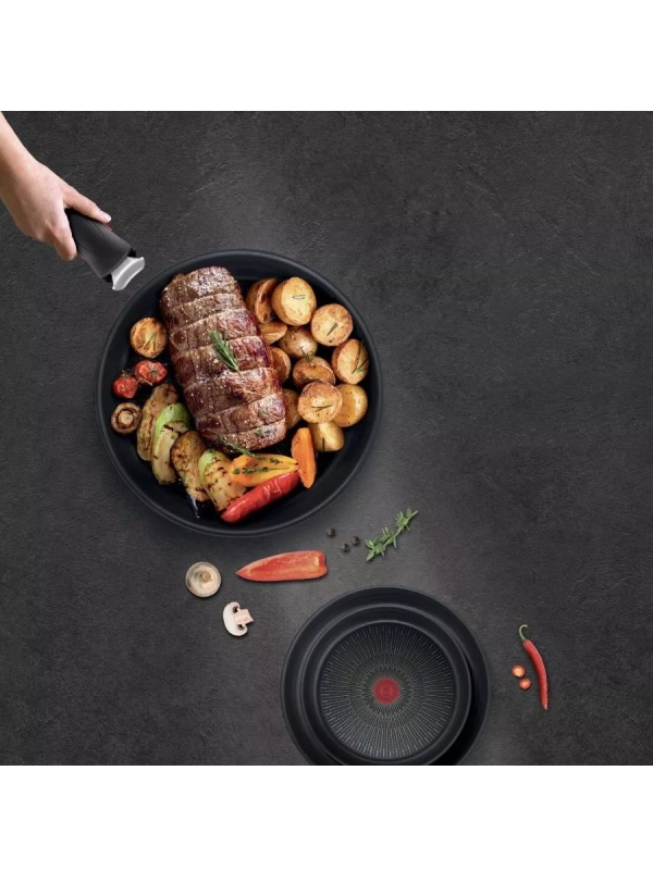 Набор посуды со съемной ручкой Ingenio Exception Noir