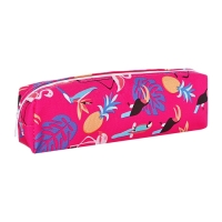 Пенал школьный "Какаду", на молнии, МИКС