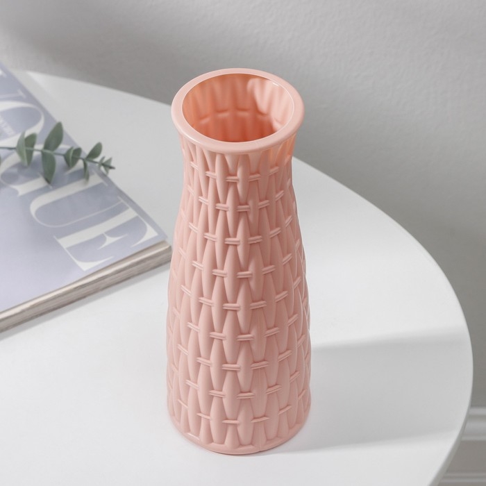 Ваза «Ротанг», 8×21 см, 600 мл, цвет МИКС Ваза «Ротанг», 8×21 см, 600 мл, цвет МИКС