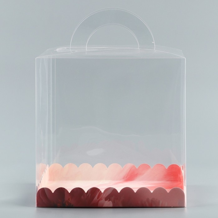 Коробка кондитерская, сундук, упаковка, &laquo;Лепестки счастья&raquo;, 20 х 20 х 20 см