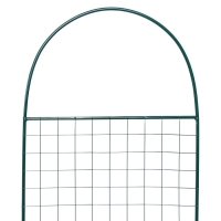 Шпалера, 187 &times; 50 &times; 1 см, металл, зелёная, &laquo;Ромб&raquo;