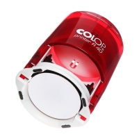 Оснастка для круглой печати автоматическая COLOP Printer R40, диаметр 41.5 мм, с крышкой, корпус рубин