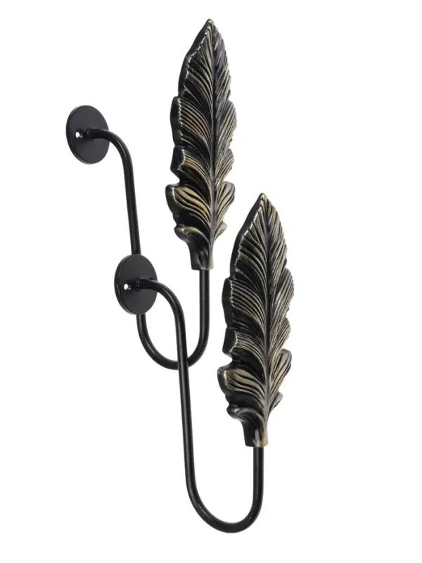 Крючок для штор CAPPIO KS041, цвет черный с золотом, набор 2 шт