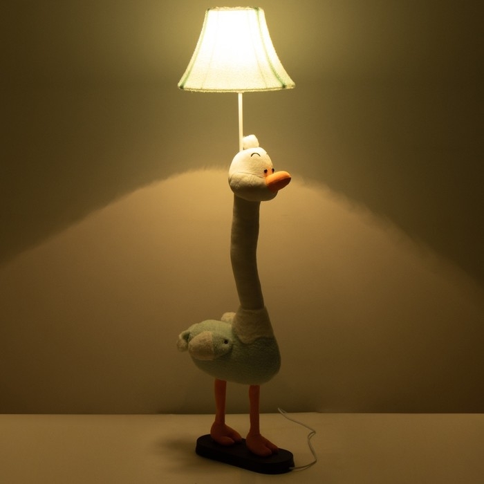 Торшер "Гусь" Е27 15Вт синий 40х50х125см