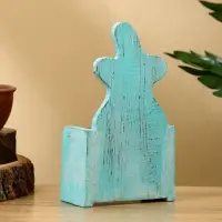 Календарь настольный "Морская звезда" дерево 11х5х16 см, цв. золотисто-бирюзовый