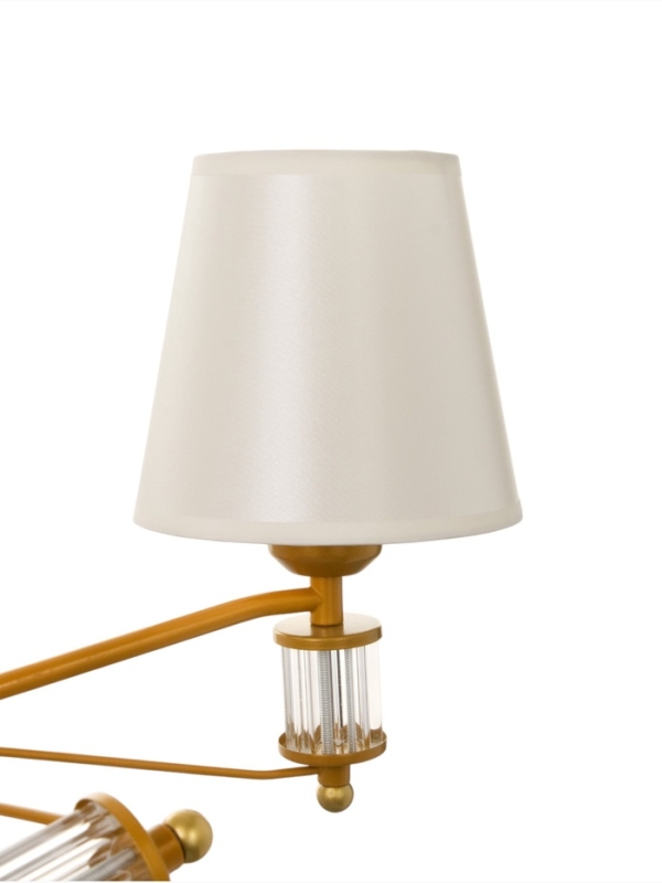 Люстра 1091/5GD 40Вт Е27 золото 60х60х38-78 см BayerLux