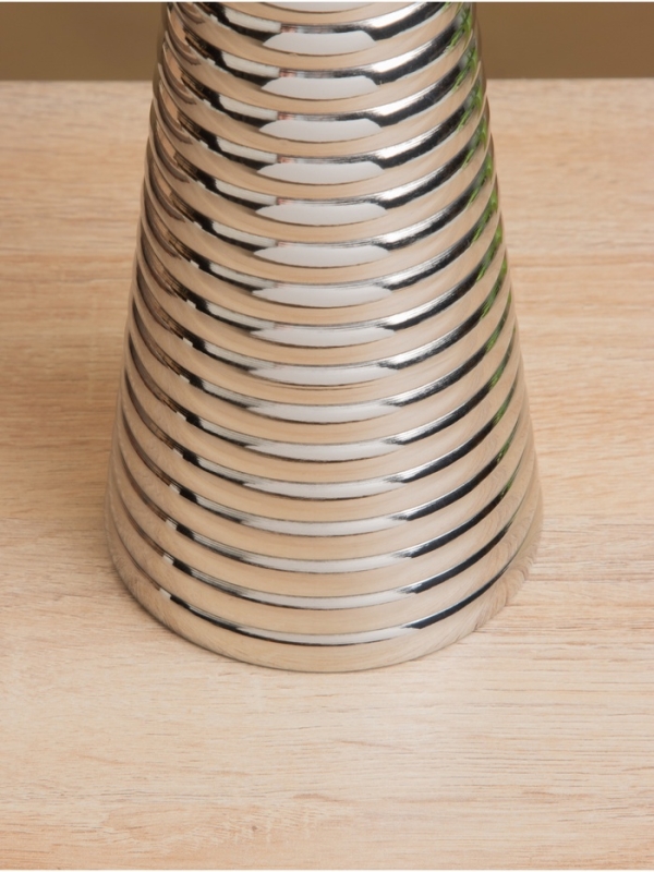 Подсвечник "Флэйм" 12х12х30 см. алюминий