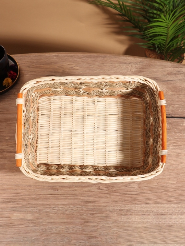 Корзина плетеная 30x22x11 см, ротанг