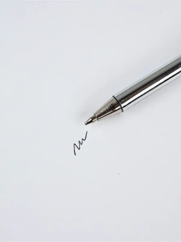 Перо белое с серебром (наконечник ручка), дл.25 см