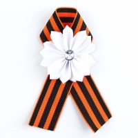 Значок с лентой и цветком на День Победы &laquo;9 Мая&raquo;, 10 х 12 см